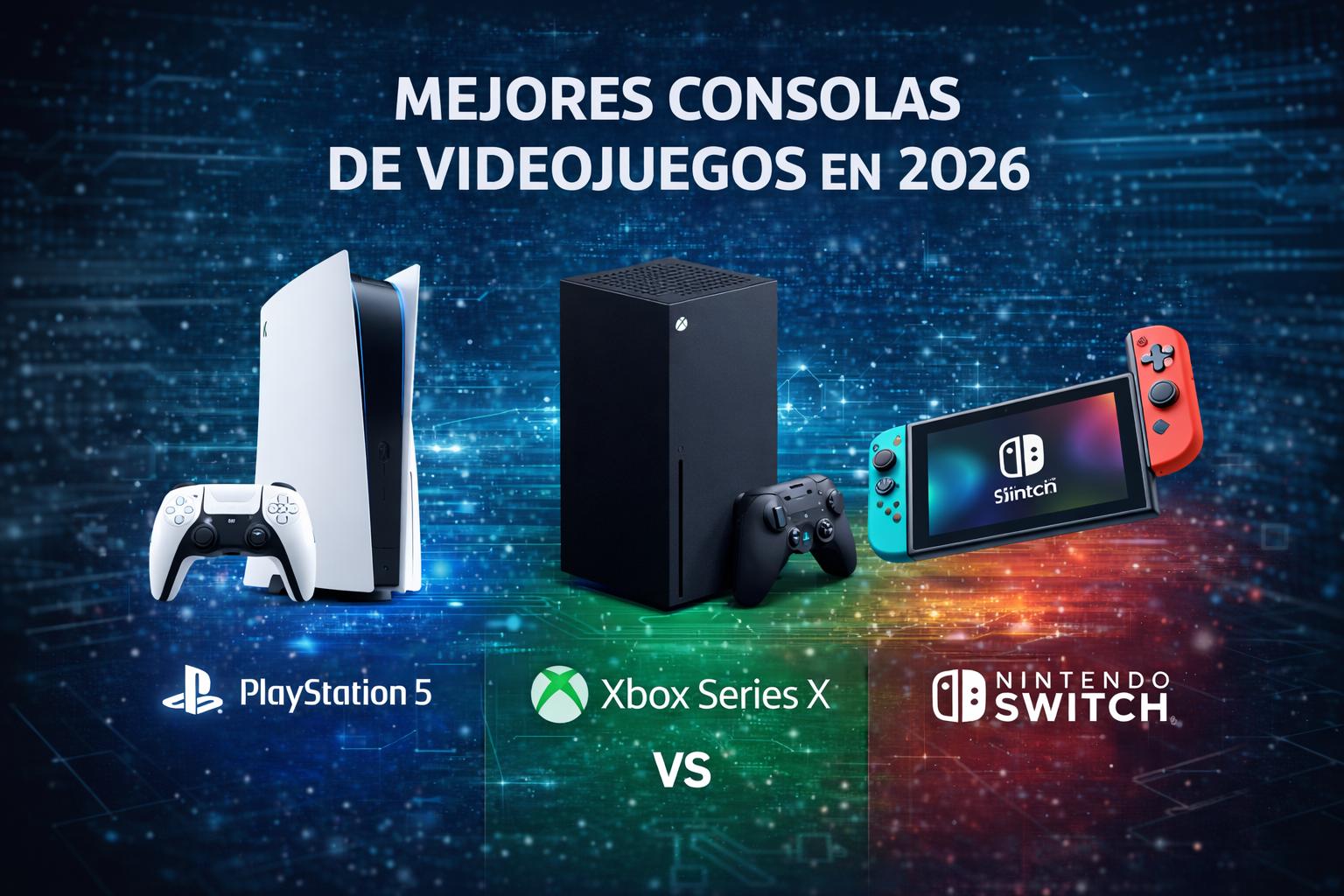 Las Mejores Consolas de Videojuegos en 2026: Comparativa PlayStation, Xbox y Nintendo